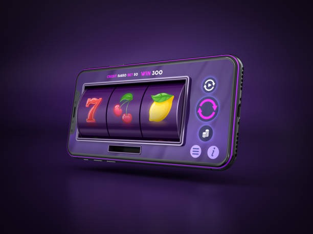 Diamond Empire slot game interface showing five reels and pay line display